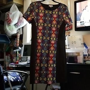 Olsenbye Multi color black dress